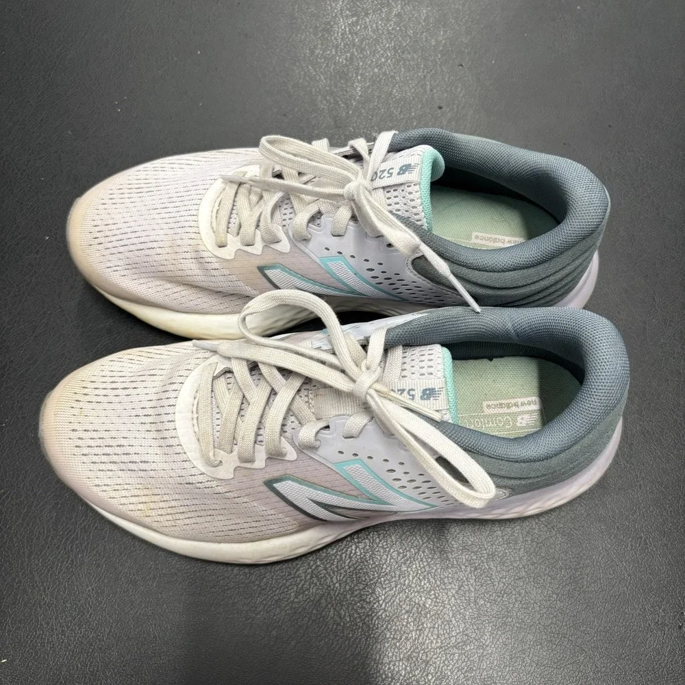 New Balance Womens 520v7 Running Shoes Size‎ 8 White Purple